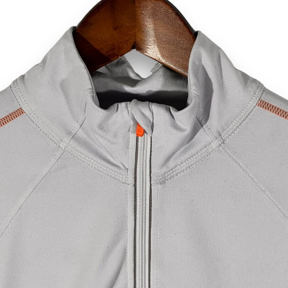 Athleta Half Zip Pullover Gray Running Athletic T… - image 5